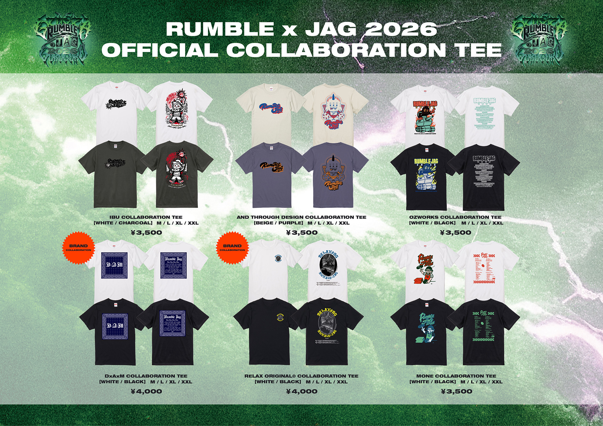 Rumble x JAG 2026 | TSHIRTS